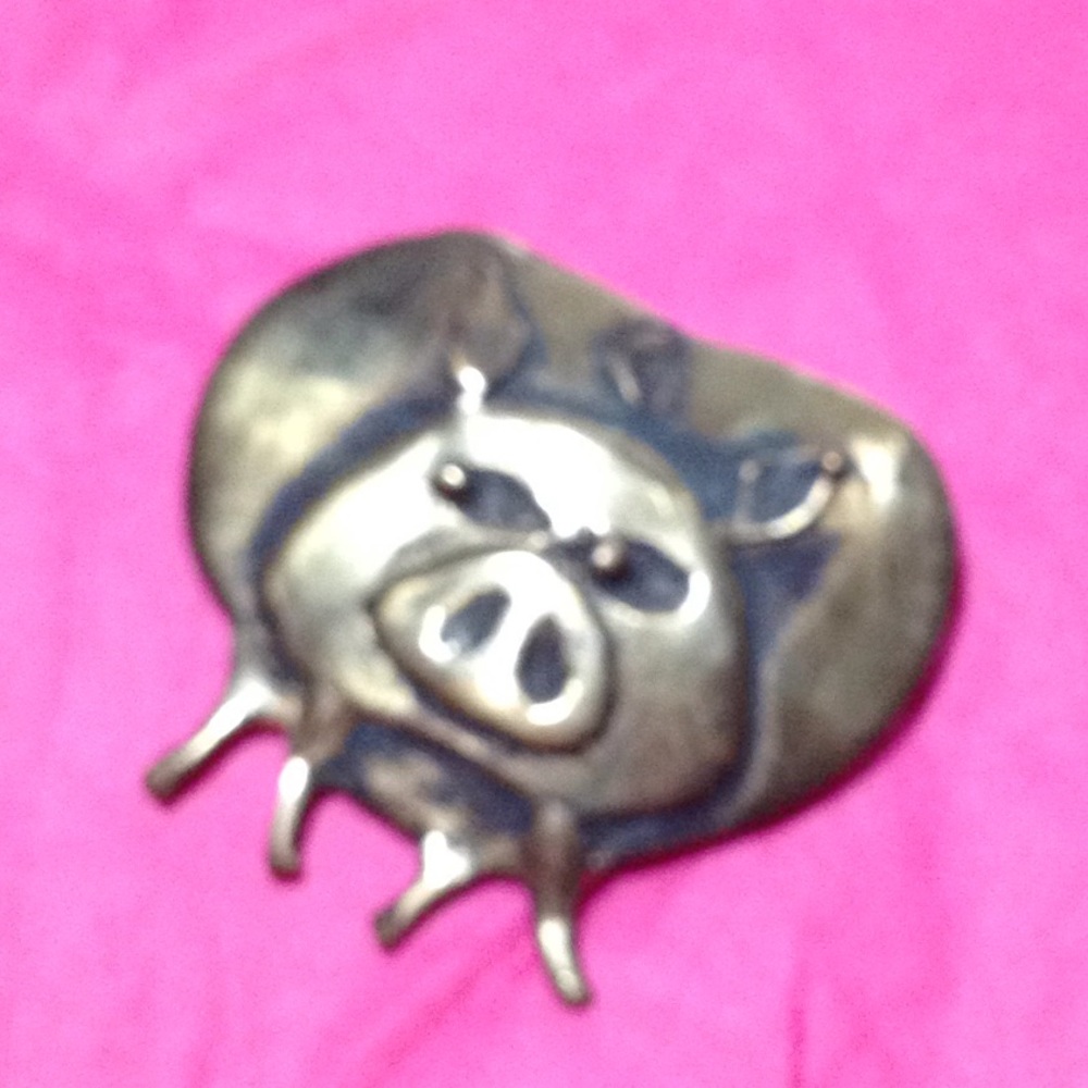 Pig brooch or pendant- sign of New 2019 year